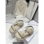 Dior D-Wave Sandals in Lambskin Creamy 2023
