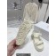 Dior D-Wave Sandals in Lambskin White 2023