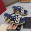 Valentino Heel 9.5cm Platform 3.5cm Rockstud wedge sandals in calfskin leather Blue/Multicolor with silk cords 2023