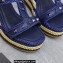 Valentino Heel 9.5cm Platform 3.5cm Rockstud wedge sandals in calfskin Blue/Multicolor 2023