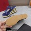 Valentino Heel 9.5cm Platform 3.5cm Rockstud wedge sandals in calfskin Blue/Multicolor 2023
