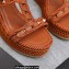 Valentino Heel 9.5cm Platform 3.5cm Rockstud wedge sandals in calfskin Brown 2023