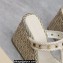 Valentino Heel 9.5cm Platform 3.5cm Rockstud wedge sandals in calfskin White 2023