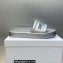 Dior Heel 3cm Every-D Slides in Embossed Lambskin Silver 2023