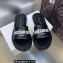 Dior Every-D Flat Slides in Embossed Lambskin Black 2023