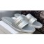 Dior Every-D Flat Slides in Embossed Lambskin Silver 2023