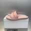 Dior Every-D Flat Slides in Embossed Lambskin Pink 2023
