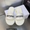 Dior Every-D Flat Slides in Embossed Lambskin White 2023