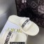 Dior Every-D Flat Slides in Embossed Lambskin White 2023