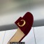 Dior C'est Flat Slides Velvet Burgundy 2023