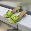 Dior Heel 4.5cm C'est Slides Patent Calfskin Green 2023