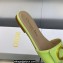 Dior C'est Flat Slides Patent Calfskin Green 2023