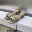 Dior Heel 4.5cm C'est Slides Patent Calfskin Gray 2023