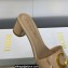 Dior Heel 4.5cm C'est Slides Patent Calfskin Beige 2023