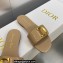 Dior C'est Flat Slides Patent Calfskin Beige 2023