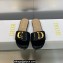 Dior C'est Flat Slides Patent Calfskin Black 2023