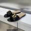Dior C'est Flat Slides Patent Calfskin Black 2023