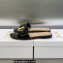 Dior C'est Flat Slides Patent Calfskin Black 2023