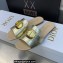 Dior Or 30 Montaigne Flat Slides in Calfskin Metallic Gold 2023