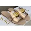 Dior Or 30 Montaigne Flat Slides in Calfskin Metallic Pink Gold 2023