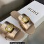 Dior Or 30 Montaigne Flat Slides in Calfskin Metallic Pink Gold 2023