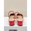 Dior Heel 3.5cm C'est Slingback Pumps in Patent Calfskin Pink 2023