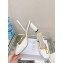 Dior Heel 8cm C'est Slingback Pumps in Patent Calfskin White 2023