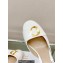 Dior Heel 8cm C'est Slingback Pumps in Patent Calfskin White 2023