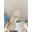 Dior Heel 8cm C'est Slingback Pumps in Patent Calfskin White 2023