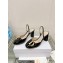 Dior Heel 8cm C'est Slingback Pumps in Patent Calfskin Black 2023