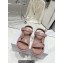 Dior D-Wave Sandals in Lambskin Dusty Pink 2023