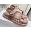 Dior D-Wave Sandals in Lambskin Dusty Pink 2023