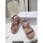 Dior D-Wave Sandals in Lambskin Dusty Pink 2023