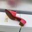 Dior Heel 3.5cm Day Slides in Patent Calfskin Fuchsia 2023