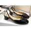 Dior Heel 4.5cm Day Slingback Pumps in Patent Calfskin Black 2023