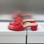 Dior Heel 3.5cm Day Slides in Patent Calfskin Fuchsia 2023