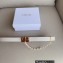 Dior Width 2cm Caro Belt in White Smooth Calfskin and Glass Pearls 2023