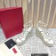 Valentino Heel 9.5cm Platform 3.5cm Rockstud ankle strap wedge sandals in calfskin White 2023