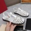 Valentino Rockstud Calfskin Round Toe Sandals White 2023