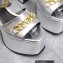 Valentino Heel 12.5cm Platform 4cm VLogo Chain sandals in calfskin leather Silver 2023