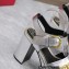 Valentino Heel 12.5cm Platform 4cm VLogo Chain sandals in calfskin leather Silver 2023