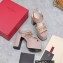 Valentino Heel 12.5cm Platform 4cm VLogo Chain sandals in calfskin leather Nude 2023