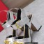 Valentino Heel 8cm VLogo Chain sandals in calfskin leather Silver 2023