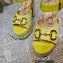 Gucci Heel 12cm Platform 3.5cm Horsebit sandals 745955 Yellow 2023