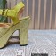 Gucci Heel 12cm Platform 3.5cm Horsebit sandals 745955 Yellow 2023
