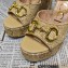Gucci Heel 12cm Platform 3.5cm Horsebit sandals 745955 Beige 2023