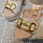 Gucci Heel 12cm Platform 3.5cm Horsebit sandals 745955 Nude 2023