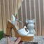 Gucci Heel 12cm Platform 3.5cm Interlocking G sandals 730022 White 2023