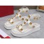 Valentino Roman Stud Platform 4cm ANKLE STRAP sandals White 2023