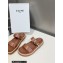 Celine TIPPI Sandals In Calfskin Brown 2023